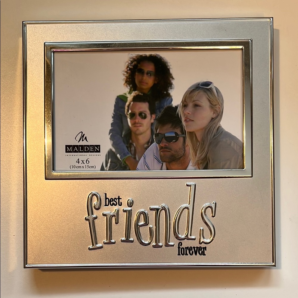 Malden Silver Photo Frame - Best Friends Forever